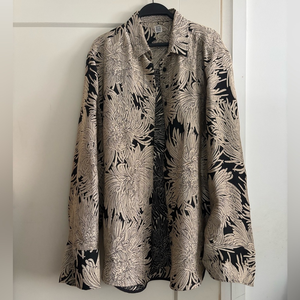 Rare Toteme Crysanthemum shirt